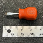 Mac Tool PNR1AR Stubby Screwdriver Flathead Slotted Usa. Fixed Price $12.00.