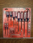 Craftsman Screwdriver Set, Assorted, 12PIECE (CMHT65044) With Alloy-steel Blades. Fixed Price $14.99.