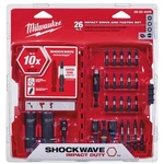 Milwaukee 48-32-4408 26 Piece Shockwave Impact Drive And Bit Set. Fixed Price $35.65.