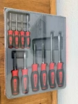 Snap-on Tools SGDX6040BR 10 Pc Combination Screwdriver Set New Usa Red Soft Grip. Fixed Price $200.00.