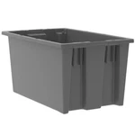 (6 Pack) 35185 Akro-mils 18" X 11" 9" Nest & Stack Plastic Storage Container. Fixed Price $134.80.