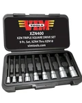Vim Tools XZN400 Triple Square Spline Driver Set Case New Nos. Fixed Price $69.99.