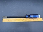 Magnetic Driver Handle 1/4" Nut Bit Holder Tool 11" Long Reach Blue. Fixed Price $12.99.