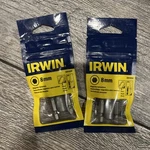 Lot Of (2) 3-PC Irwin 8MM Magnetic Nutsetters #3051020 1-7/8" Long, Hex Shank. Fixed Price $16.99.