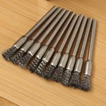 10PCS Steel Wire Brush Set 3.17MM Rotary Tool Rust Cleaning Kit - New. Fixed Price $11.48.