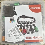 Newhern Upgrade Bits Holder Hex Drive Portable Metal Multicolor 6 Pieces. Fixed Price $10.00.