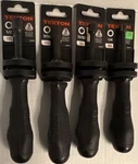 Tekton 4-PIECE Sae Nut Driver Set 1/4-1/2IN Hex Ergonomic Grip Black. Fixed Price $13.99.