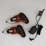 Two Black & Decker Gyro Screwdrivers BDCS40G With (1) Charger *tested*. Fixed Price $134.97.