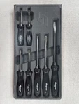 New Snap Combination Screwdriver Set Pcs. Black Hard Handles SDDX70A. Fixed Price $235.00.