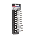 Vulcan 10 Piece Torx Star Bit Screwdriver Socket Set 3/8" & 1/2" 7701915. Fixed Price $20.49.