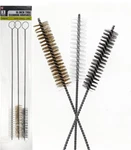 Sona 3PC 16" Long Tube Brush Set Copper/stainless/nylon 1" Diameter TC1625-3. Fixed Price $14.99.